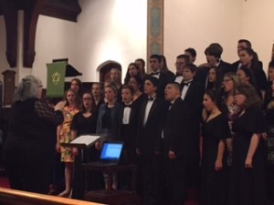 RMHS Chorus Singing at Baccalaureate