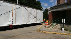 Joshua Eaton Modular Classroom Arrives Last Friday